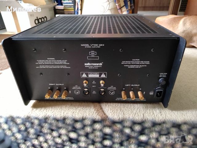 Audio Research VT100 MK2, снимка 6 - Ресийвъри, усилватели, смесителни пултове - 46200928