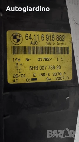 Климатичен блок / панел / табло зa BMW E46 -  64.116916882 / 5HB007738-11, снимка 2 - Части - 50770498