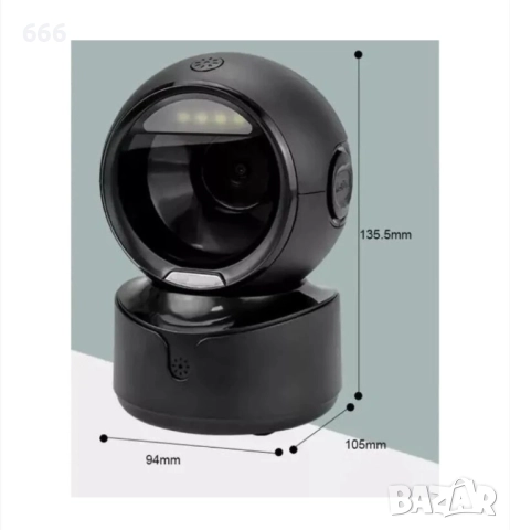 USB скенер за баркодове със свободни ръце, снимка 8 - Друга електроника - 52694582