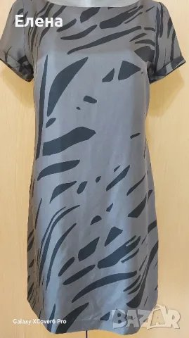 Рокля M&S.100%коприна.размер M., снимка 5 - Рокли - 50239670