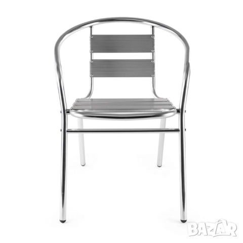 Алуминиев стол Muhler, 54x55xH74см, снимка 3 - Други стоки за дома - 52137984