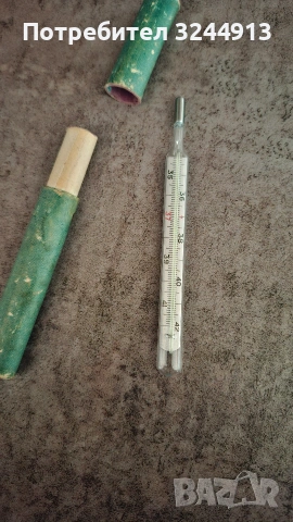 Стар медицински термометър , снимка 2 - Уреди за диагностика - 53644522