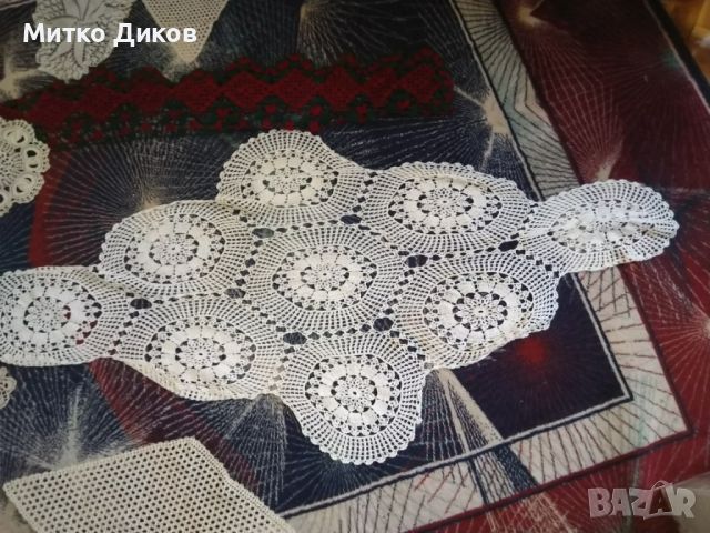 Покривки за маса ръчно плетени на една кука нови, снимка 8 - Декорация за дома - 45222221