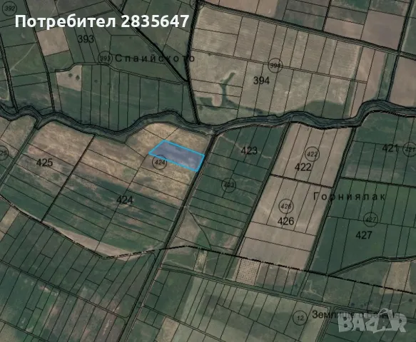 Парцел-нива!, снимка 2 - Земеделска земя - 50006219