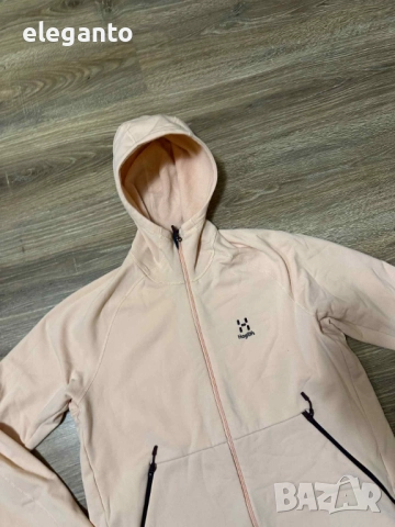 Дамско поларно hoodie HAGLOFS Polartec  Bungy , XL размер, снимка 4 - Якета - 52966853