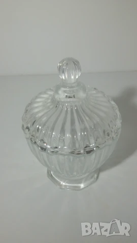 Стъклен или кристален държач за бонбони, снимка 6 - Прибори за хранене, готвене и сервиране - 51055428