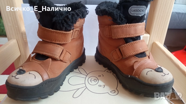 Бебешки ботуши / Детски ботуши Lasocki (кожа, непромокаеми, р. 25), снимка 5 - Бебешки боти и ботуши - 51883563