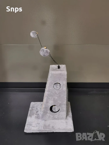 Дърво за драскане за котки Lara 35x35x68 см сиво ФЛАМИНГО, снимка 6 - За котки - 52174046