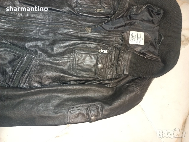 Tom Tailor кожено яке M - 35 лв, снимка 6 - Якета - 52915254