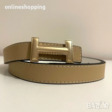 **НОВИ** стилни ДВУЛИЦЕВИ колани Hermes, опаковани в подаръчна кутия, снимка 8 - Колани - 53115538