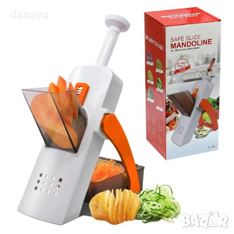 4945 Вертикално ренде за зеленчуци Safe Slice Mandoline, снимка 1 - Аксесоари за кухня - 46512335