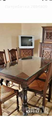 мебели за трапезария масивни , снимка 2 - Маси - 53487975