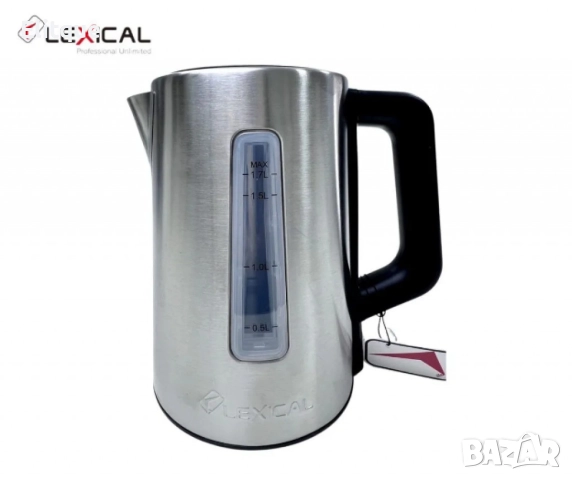 Електрическа кана за вода от неръждаема стоамна Lexical LEK-1440, снимка 8 - Кани - 52865704