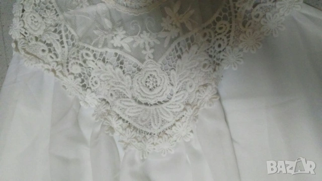 Лятна рокля с дантела, снимка 4 - Рокли - 53646803