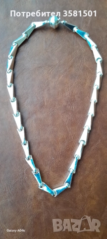 166/Сребърен Синджир-120грама.🇧🇬, снимка 2 - Колиета, медальони, синджири - 52587746