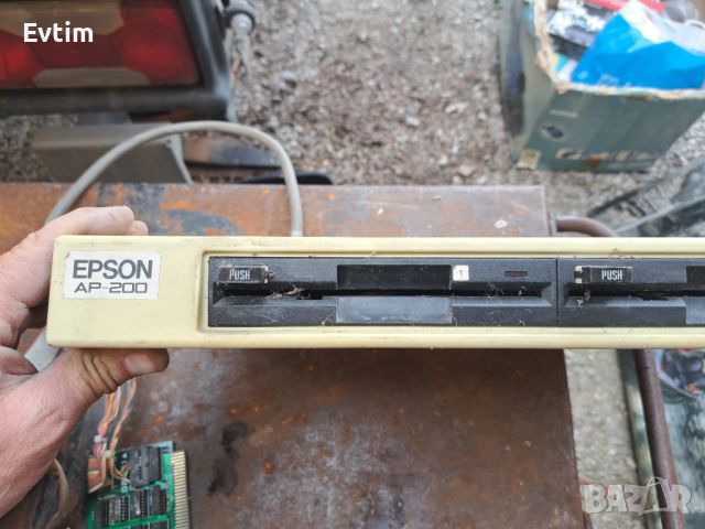 EPSON AP-200 F10AA Made in JAPAN.Дисков модул за съхранение с двойно флопи дисково устройство 5,25in, снимка 5 - Други - 45154892