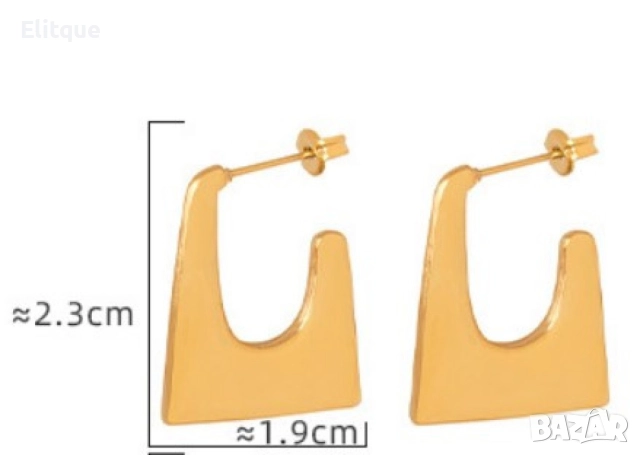 Дамски обеци от медицинска стомана в пънк стил, снимка 5 - Обеци - 52895381