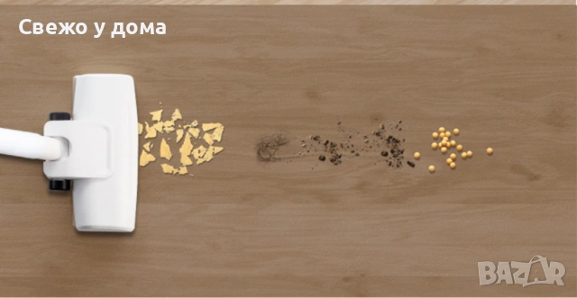 Акумулаторна домакинска ръчна прахосмукачка с 5 накрайника, снимка 3 - Прахосмукачки - 54177410