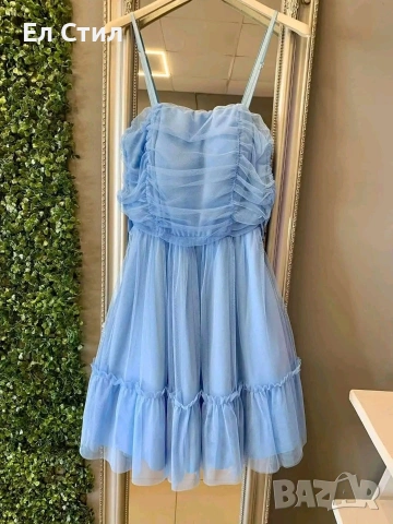 🌹Дамска рокля С тюл ,универсален размер 