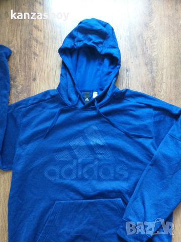 adidas TI FLC PO LOGO - страхотно мъжко горнище Л , снимка 4 - Спортни дрехи, екипи - 45625946