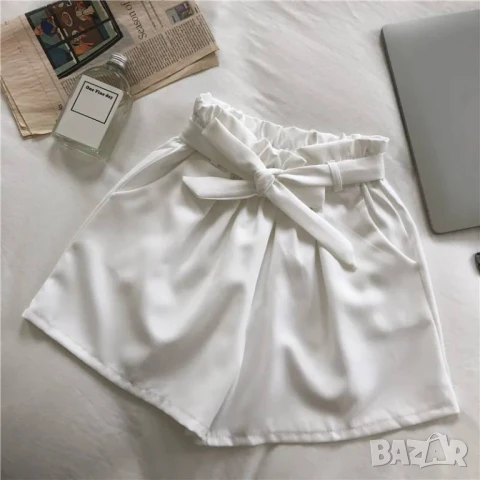 Къси панталони с висока талия 