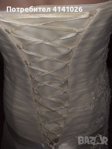 Бутикова дизайнерска сватбена/булчинска рокля от Paloma Fashion, снимка 10 - Сватбени рокли - 46464940