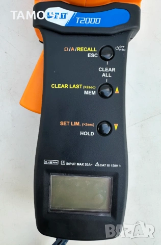 HT T2000 - Aмперклещи за измерване на заземяване, снимка 3 - Други инструменти - 53067195