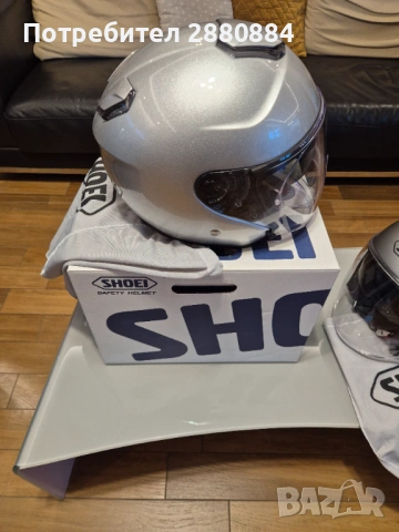 "Open face"  Каска SHOEI J-CRUISE , размер L, 2 броя, снимка 5 - Аксесоари и консумативи - 54092547