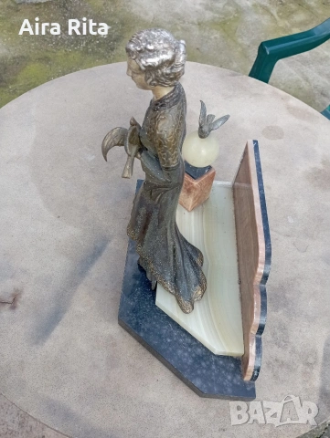 скулптора момиче с гълъби., снимка 5 - Други ценни предмети - 53735947