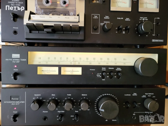 SANSUI AU-317, TU-317-сет, снимка 5 - Ресийвъри, усилватели, смесителни пултове - 48077275