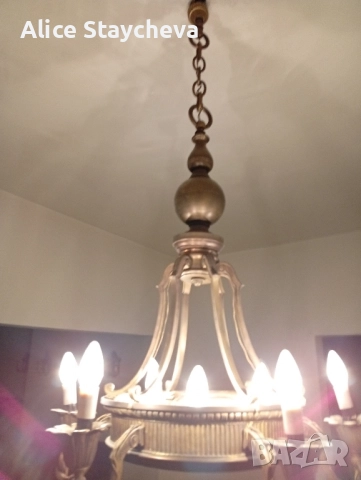 Полилей месинг , снимка 5 - Антикварни и старинни предмети - 51878868