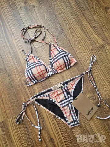 Бански от две части FENDI 
MOSCHINO BURBERRY 
Размери S-M-L-XL, снимка 6 - Бански костюми - 50309721