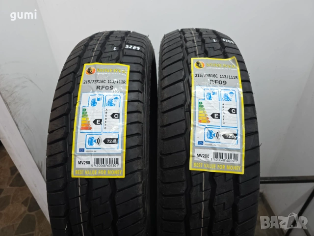 2бр летни гуми за бус 215/75/16C MINERVA L05289 , снимка 3 - Гуми и джанти - 53970311