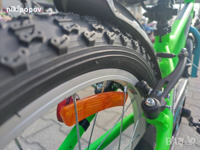 PASSATI Алуминиев велосипед 18" SENTINEL зелен, снимка 6 - Велосипеди - 45489871