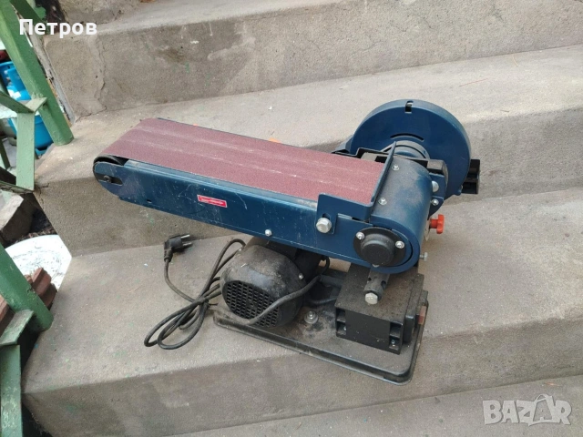  Комбиниран лентов и дисков шлайф Нов, снимка 3 - Други машини и части - 54170278