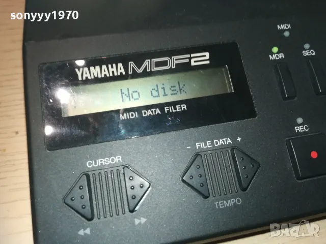 YAMAHA MDF2 MIDI DATA FILER-MADE IN JAPAN-ВНОС SWISS 1409241903, снимка 2 - Синтезатори - 47240493