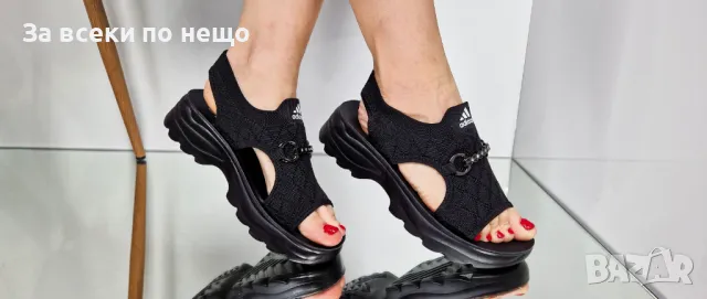 Adidas Дамски Сандали С Метален Акцент Адидас - Налични Различни Цветове Код P576, снимка 4 - Сандали - 50425654