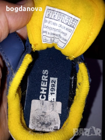 Skechers бебешки маратонки, номер 22, снимка 5 - Бебешки обувки - 54048476