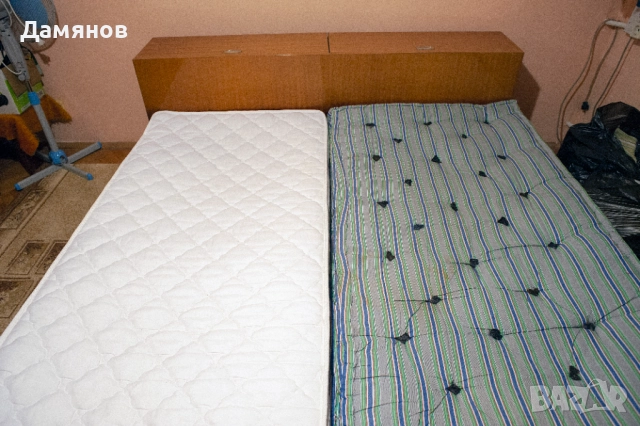 Четирикрилен гардероб, спалня и подарък - тоалетка И 2 нощни шкафчета, снимка 4 - Гардероби - 52787968