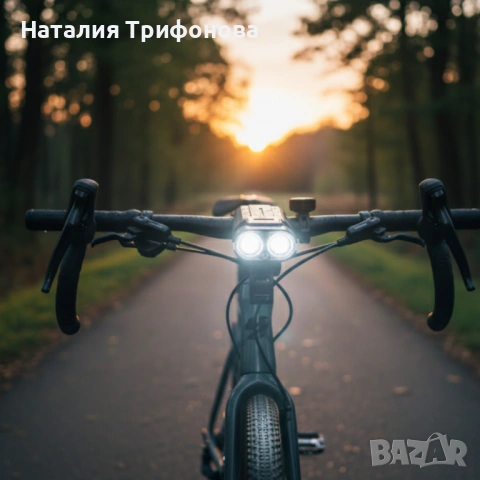 Мощен Led фар за велосипед и фенер 2в1 BL-SM-220 - сигурно и мощно каране, снимка 2 - Други стоки за дома - 53401491