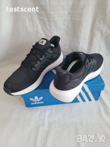Маратонки Adidas Cloudfoam Comfort – 44.5 EU – добро състояние черно и бяло black white, снимка 4 - Маратонки - 53941309