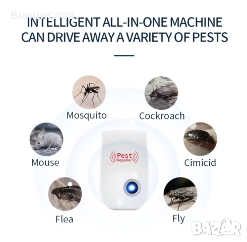 Устройство за прогонване на гризачи, хлебарки и други, снимка 5 - Други стоки за дома - 52075526