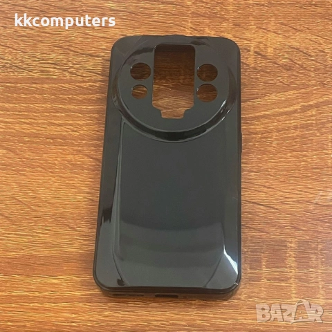 TPU Калъф за Oukitel WP200 Pro с Протектор – Черен, Прозрачен