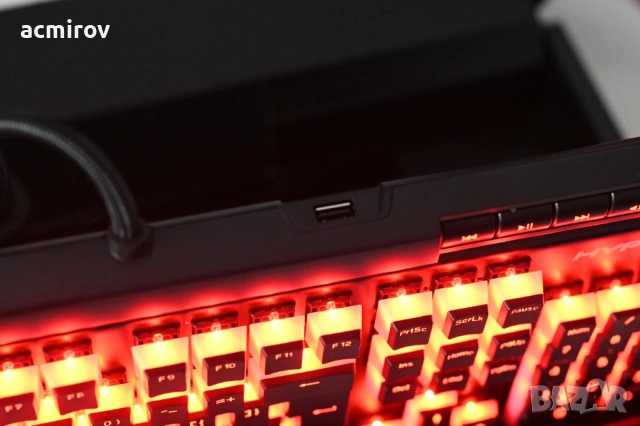 Чисто нови механични гейминг клавиатури HyperX Alloy Elite, USB Hub, снимка 3 - Клавиатури и мишки - 52429227