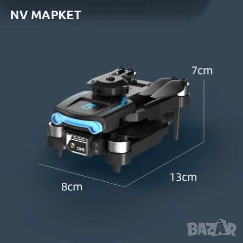 Сгъваем дрон с 8k HD Двойна камера 360 ° на заснемане Дрон S169 с 4К двойна камера, снимка 4 - Дронове и аксесоари - 53837732