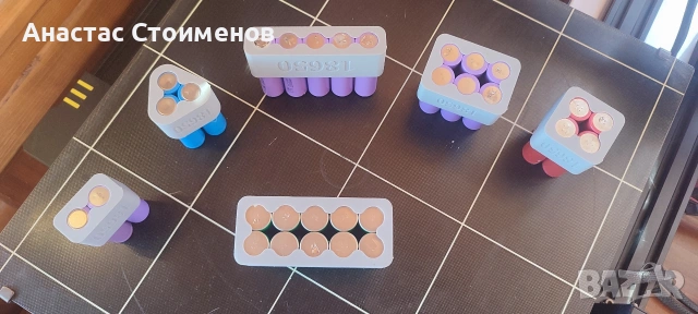 Държачи за батерий 18650, снимка 6 - Друга електроника - 53811223