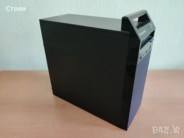 Компютър Lenovo + монитор Samsung, снимка 2 - Работни компютри - 50569442