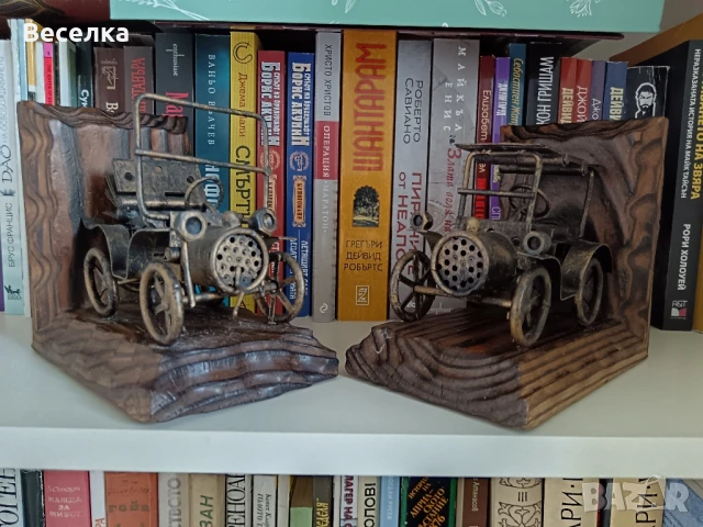 Подпори/стопери за книги с ретро автомобили , снимка 5 - Антикварни и старинни предмети - 50964233