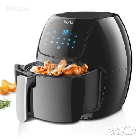 Промоция - Фритюрник AirFryer Voltz OV51980F 1800W, 7.7L, 2 ГОДИНИ ГАРАНЦИЯ, снимка 14 - Фритюрници - 52897873