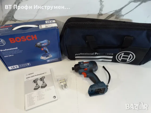 Ново - Bosch GDR 180-LI - Импакт драйвер + чанта